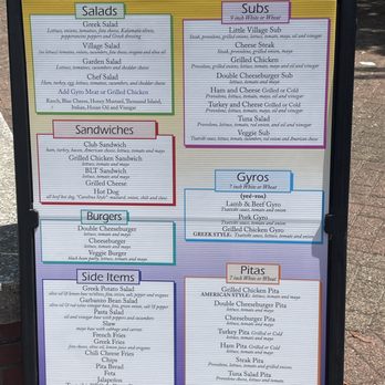 Little Village Grill menu 2