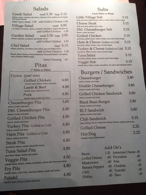 Little Village Grill menu 6